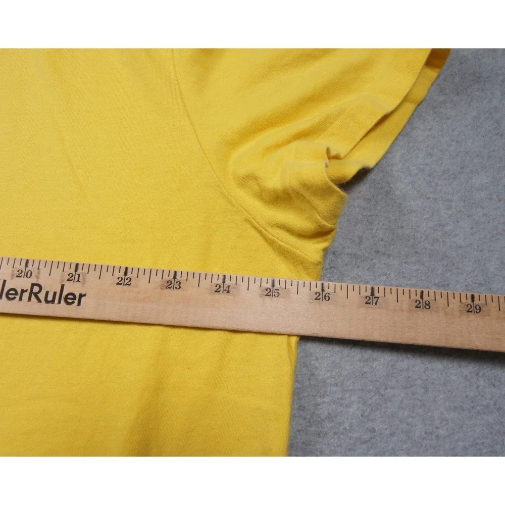 Polo Ralph Lauren Shirt Mens XLarge Yellow Graphic Tee Classic Fit Short Sleeve